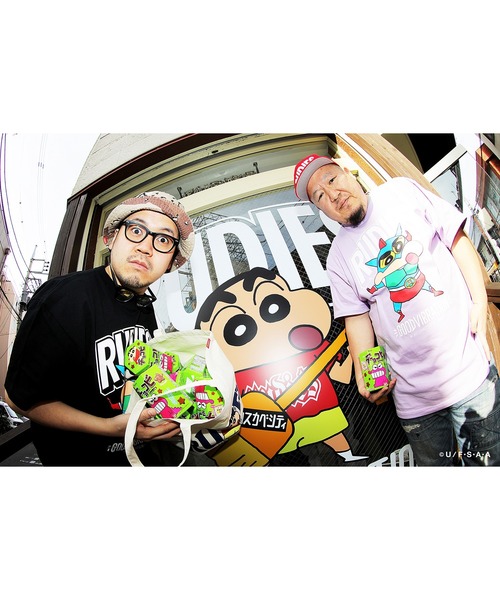 RUDIE'S tシャツ x CRAYON SHINCHAN ACTIONKAMEN-T / ルー