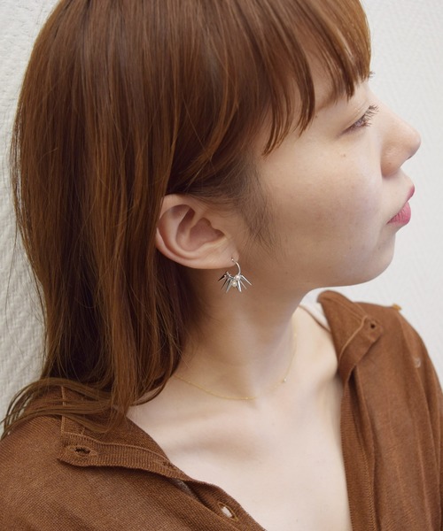 e.m.（イーエム） ピアス 2Pset シルバースタッズパールピアスS