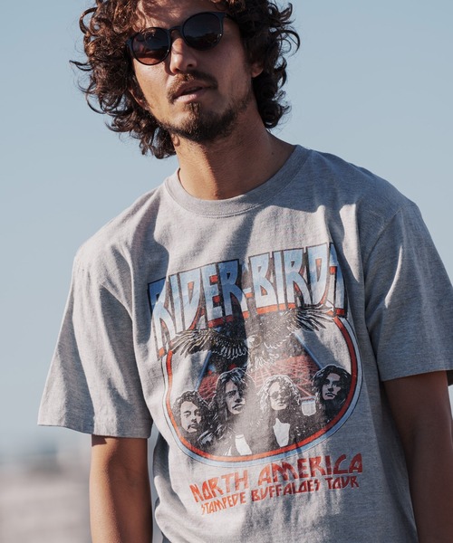 CAMBIO（カンビオ） tシャツ mt7674- プリントT（Fictitiousバンド） T