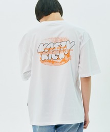 NASTY KICK tシャツ A'GEM/9 × .kom「NASTYKICK/NS+K/ナスティー