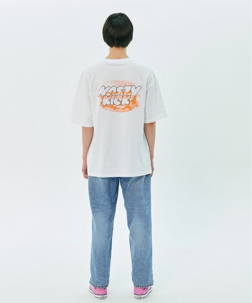 tシャツ Tシャツ メンズ A'GEM/9 × .kom「NASTYKICK/NS+K/ナスティーキック」Yum-Yum Good Tee/アートグラ｜zozo｜08