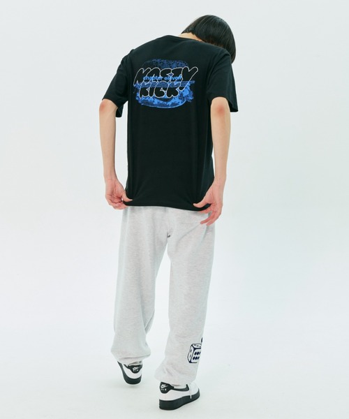 tシャツ Tシャツ メンズ A'GEM/9 × .kom「NASTYKICK/NS+K/ナスティーキック」Yum-Yum Good Tee/アートグラ｜zozo｜11