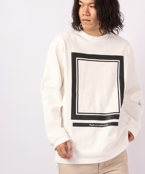 FLASH PACKER tシャツ USコットン ヘビーオンス 長袖Tシャツ