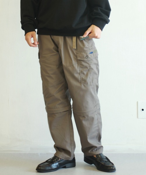 OUTDOOR PRODUCTS カーゴパンツ 膝下取り外し可能 UVカット TC
