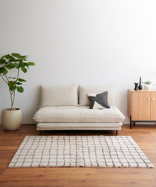 journal standard Furniture ラグ ラグマット GRID RUG 120x160