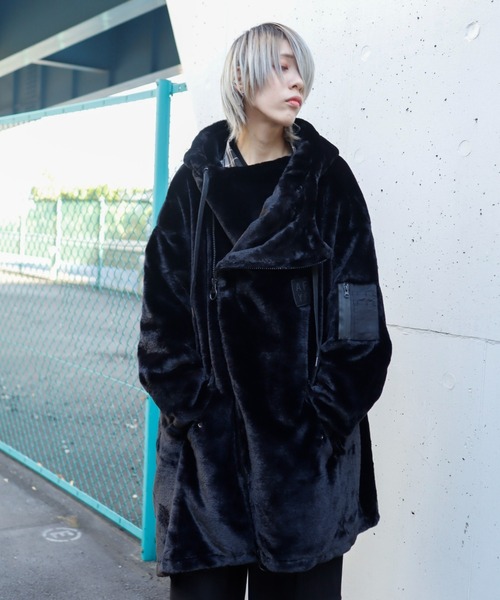 コート モッズコート AFYF ASYME ZIP PARKA/アシメジップパーカー AFYF ASYME ZIP