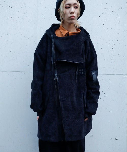 コート モッズコート AFYF ASYME ZIP PARKA/アシメジップパーカー AFYF ASYME ZIP