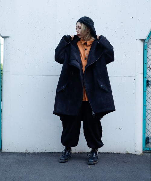 コート モッズコート AFYF ASYME ZIP PARKA/アシメジップパーカー AFYF ASYME ZIP