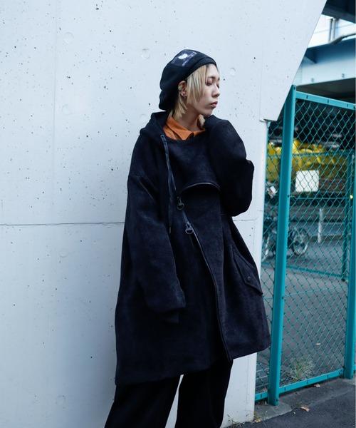 コート モッズコート AFYF ASYME ZIP PARKA/アシメジップパーカー AFYF ASYME ZIP