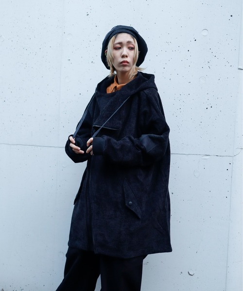 コート モッズコート AFYF ASYME ZIP PARKA/アシメジップパーカー AFYF ASYME ZIP