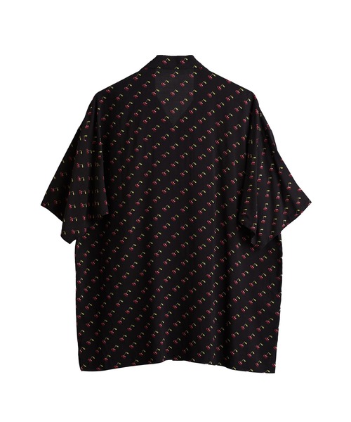 NO ID.（ノーアイディー） シャツ 「NO ID.」Cherry Print Open Collar