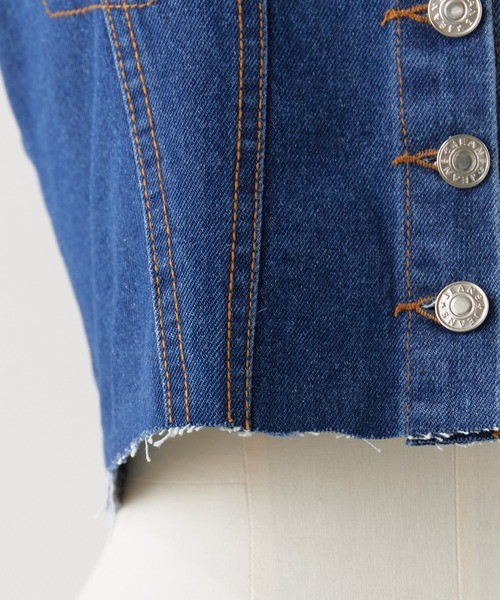 Chick チューブトップ ベアトップ Denim Bustier / デニム