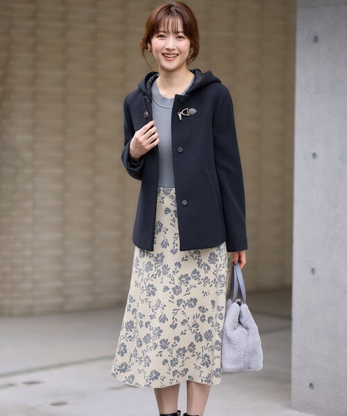 【連休限定】新品anysis（2WAY）ファインウールモッサ ショートコート ANY SIS アウター 「2WAY」ファインウールモッサ ショートコート