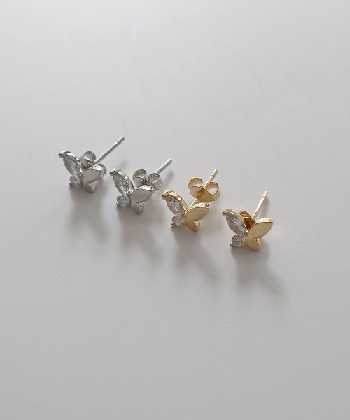 Jewel closet by L&Co. ピアス プラチナ/K18 フープ ピアス レディース