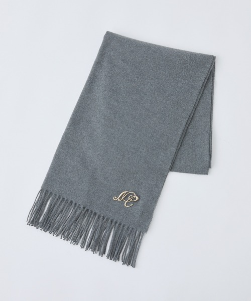 one after another NICE CLAUP ブローチ付きマフラー レディース