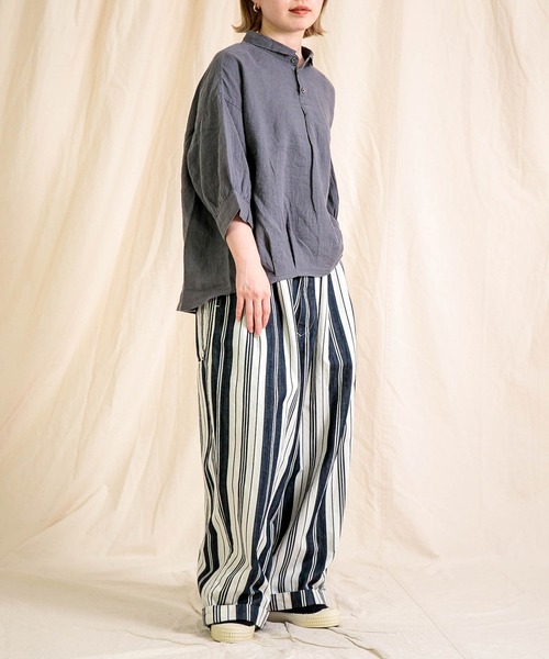 Brocante ブラウス シャツ 「Brocante / ブロカント」 リネン