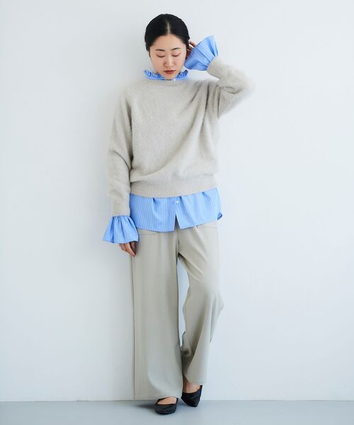 le.coeur blanc（ルクールブラン） パンツ 「手洗い可能」コスミカル