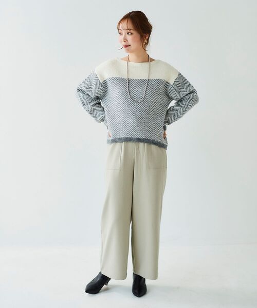 le.coeur blanc（ルクールブラン） パンツ 「手洗い可能」コスミカル