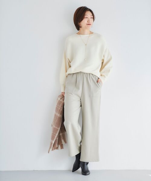 le.coeur blanc（ルクールブラン） パンツ 「手洗い可能」コスミカル