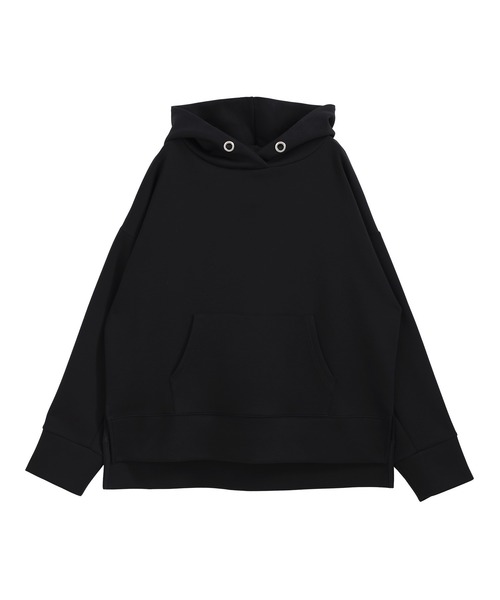 パーカー ポケット付ビッグシルエットパーカー レディース
