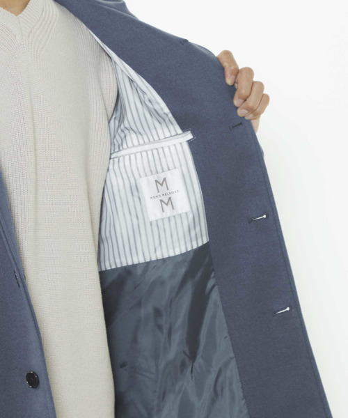 MEN'S MELROSE ブルゾン アウター ジャージーメルトンフーデッド