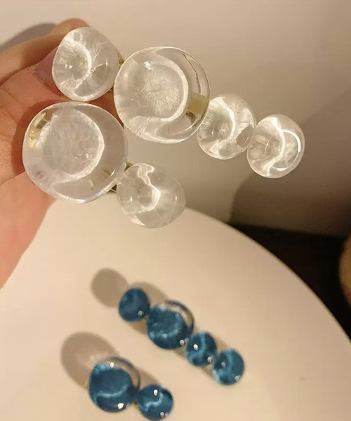 ヘアピン 2個set バブルストーンヘアクリップ : ZOZOTOWN Yahoo!店