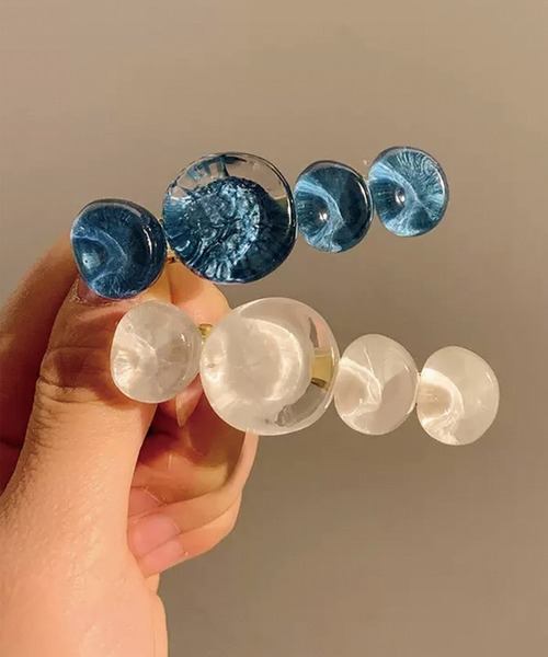 ヘアピン 2個set バブルストーンヘアクリップ : ZOZOTOWN Yahoo!店