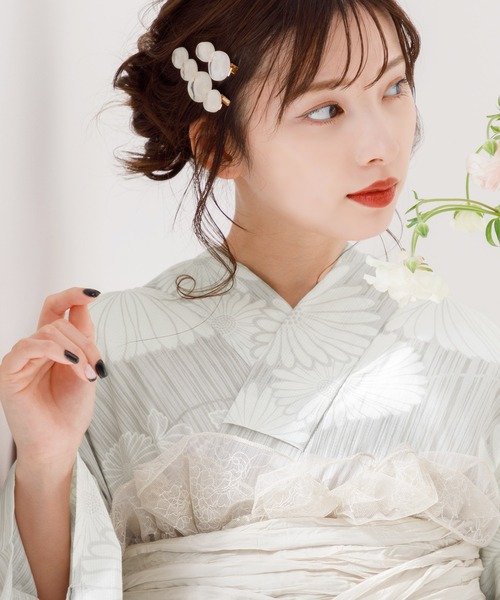 ヘアピン 2個set バブルストーンヘアクリップ : ZOZOTOWN Yahoo!店