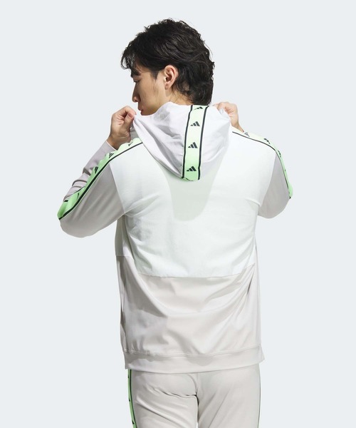 サイズ：M ADIDAS GOLF アディダスゴルフ  フーディージャケット  カーキ系 [240101443710] ゴルフウェア メンズ ストスト 楽天市場】ADIDAS GOLF アディダスゴルフ フーディージャケット