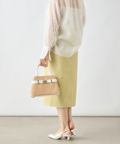 【新品タグ付】NOLLEY'S ウォッシャブルシェルタリングジップタイトスカート NOLLEY'S Sophi（ノーリーズソフィ）の「ウォッシャブルシェルタ