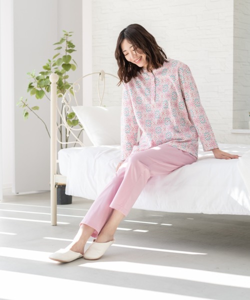 パジャマ ルームウェア 「LIBERTY」テンジクプリント（Delfie）　l LIBERTY.（リバティ） パジャマ ルームウェア 「LIBERTY」テンジク