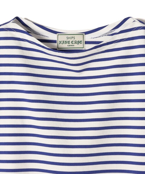 【シップス　ウィメン】SHIPS NINE CASE:ロゴ ノースリーブ TEE SHIPS｜《予約》SHIPS NINE CASE:ロゴ ノースリーブ TEE