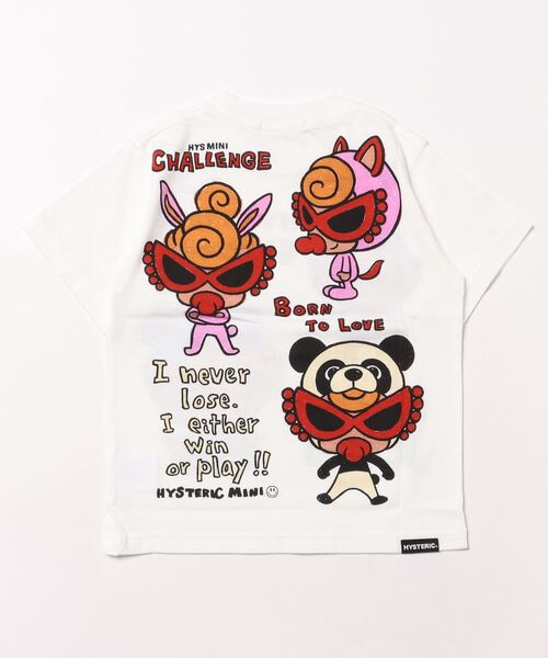 R*様 ヒステリックミニ テディ POP 総柄 半袖Tシャツ 90cm 30%OFFHystericmini Psychedelic mini face総柄 半袖Tシャツ 90