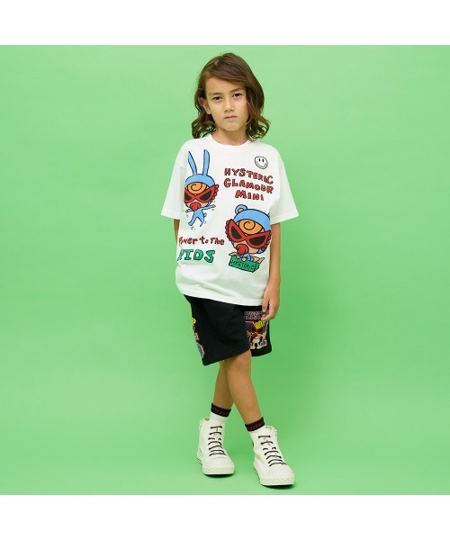 R*様 ヒステリックミニ テディ POP 総柄 半袖Tシャツ 90cm HYSTERIC MINI（ヒステリックミニ） tシャツ DOLL MINI 半袖Tシャツ