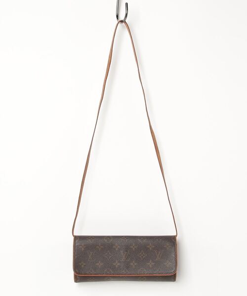 Louis Vuitton ブラウンレザー ショルダーバッグ LOUIS VUITTON 「LOUIS VUITTON」 ショルダーバッグ - ブラウン