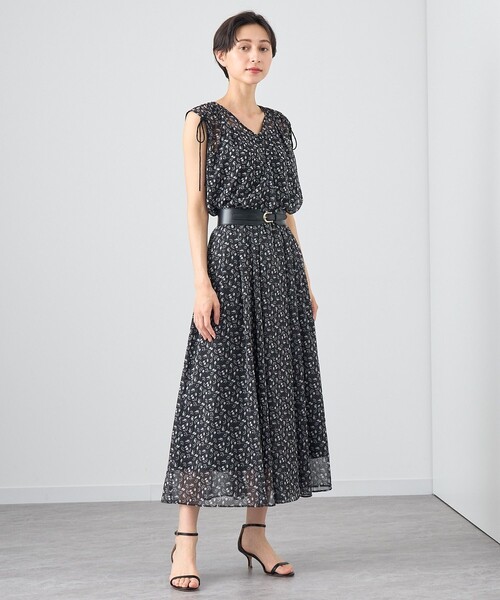 ANAYI スカート 「セットアップ対応商品」リトルフラワープリント  