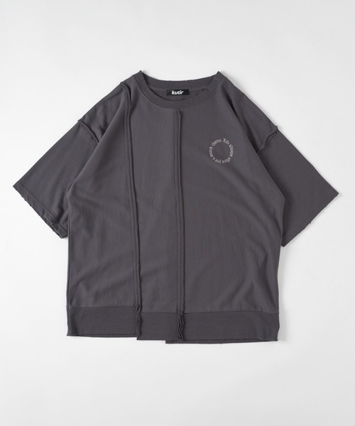 kutir tシャツ リメイクライクデザインスウェットTEE メンズ 