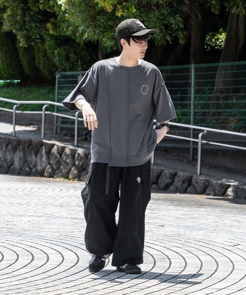 kutir tシャツ リメイクライクデザインスウェットTEE メンズ 