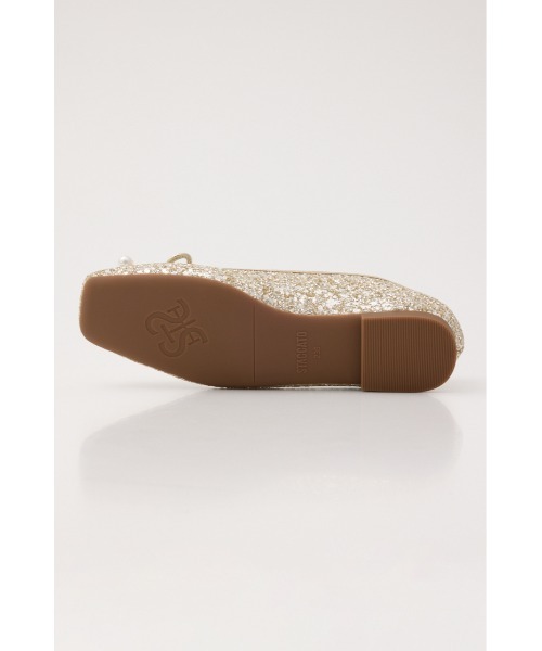 STACCATO パール装飾 フラットシューズ　24cm STACCATO パール装飾 フラットシューズ 24cm 公式】STACCATOの