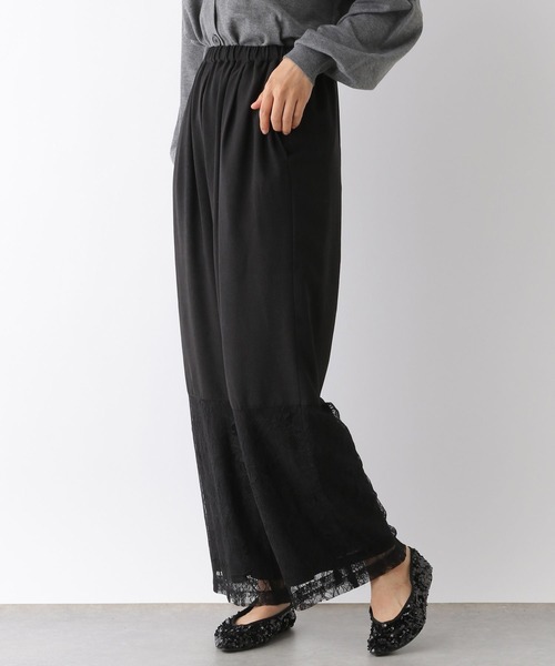 LEPSIM パンツ 切り替えレースパンツ 138300 レディース : ZOZOTOWN