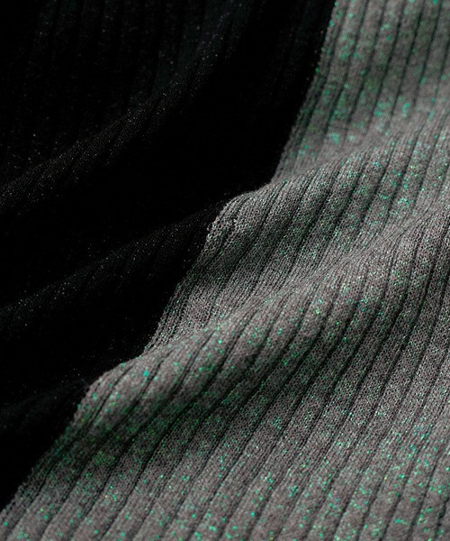 LE CERCLE par rope' ニット セーター アシメバイカラーニット