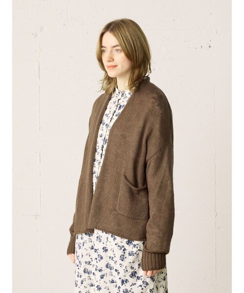 MidiUmi（ミディウミ） カーディガン モヘアガウンカーディガン