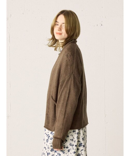 MidiUmi（ミディウミ） カーディガン モヘアガウンカーディガン
