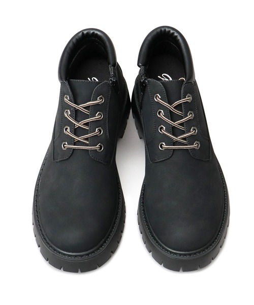 ブーツ 厚底ショートワークブーツ メンズ レディース | Beautiful Harmony | 04