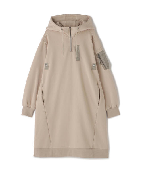 AVIREX（アヴィレックス） ワンピース HOODIE NYLON MILITARY ONEPIECE