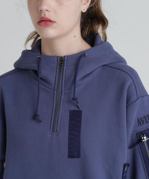 AVIREX（アヴィレックス） ワンピース HOODIE NYLON MILITARY ONEPIECE