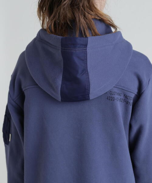 AVIREX（アヴィレックス） ワンピース HOODIE NYLON MILITARY ONEPIECE