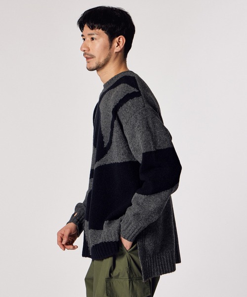 LANVIN en Bleu セーター ニット 「LANVIN ESSENTIAL」MESLAY