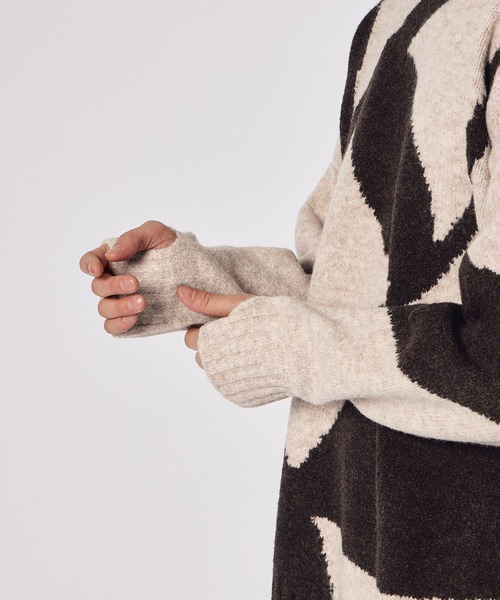 LANVIN en Bleu セーター ニット 「LANVIN ESSENTIAL」MESLAY