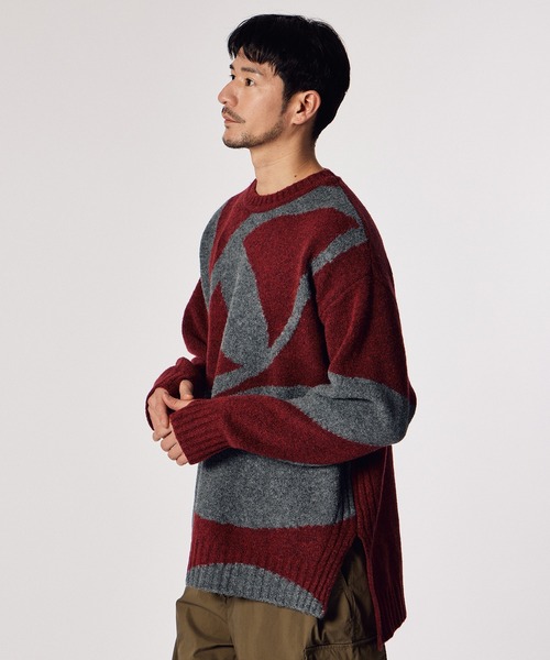 LANVIN en Bleu セーター ニット 「LANVIN ESSENTIAL」MESLAY